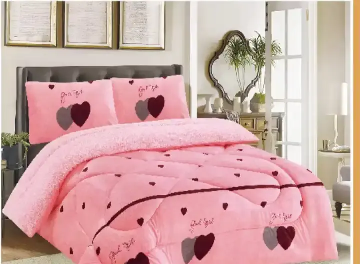 Pink Heavy Woolen Duvet (5*6)
