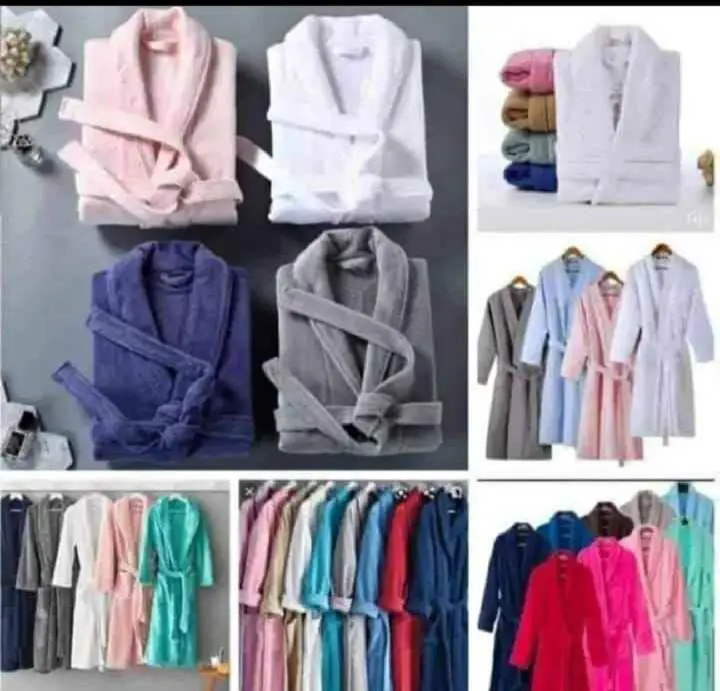 Mens/ Women's Fleece Bathrobe