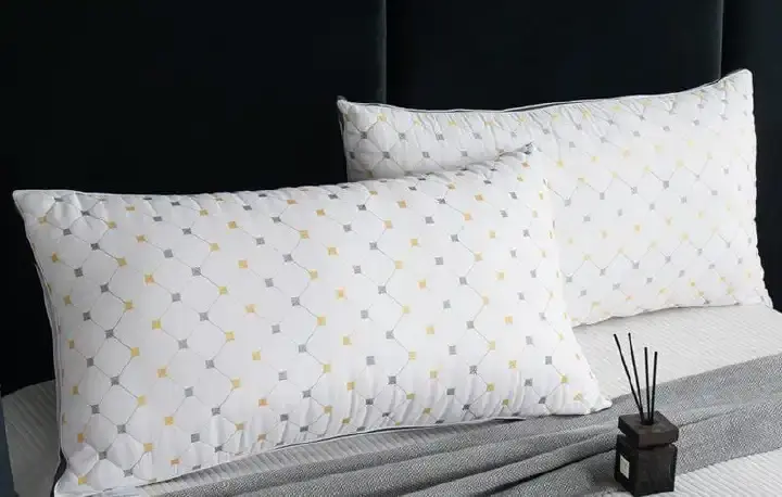 2 Pcs Premium Quality Fibre-Filled Luxurious Bed Pillows