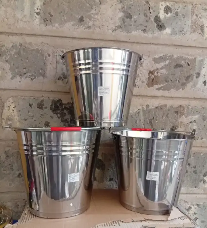 10ltrs Austenitic stainless steel bucket