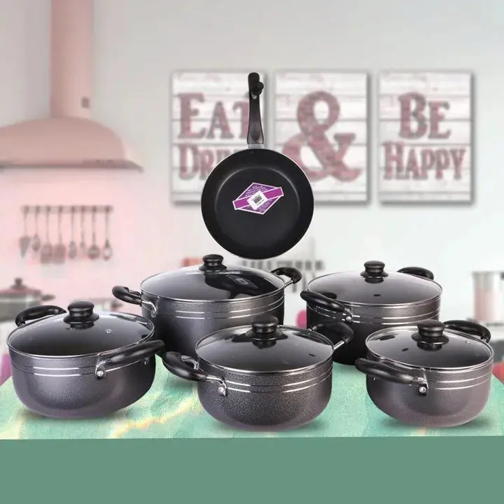 TC 14PCS Nonstick Cookware Set Cooking Pots Sufuria — image 4
