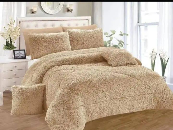 Beige Fluffy Duvet — image 1