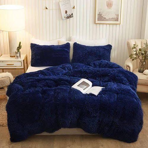 Blue Fluffy Duvet
