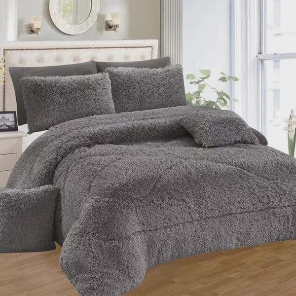 Gray Fluffy Duvet