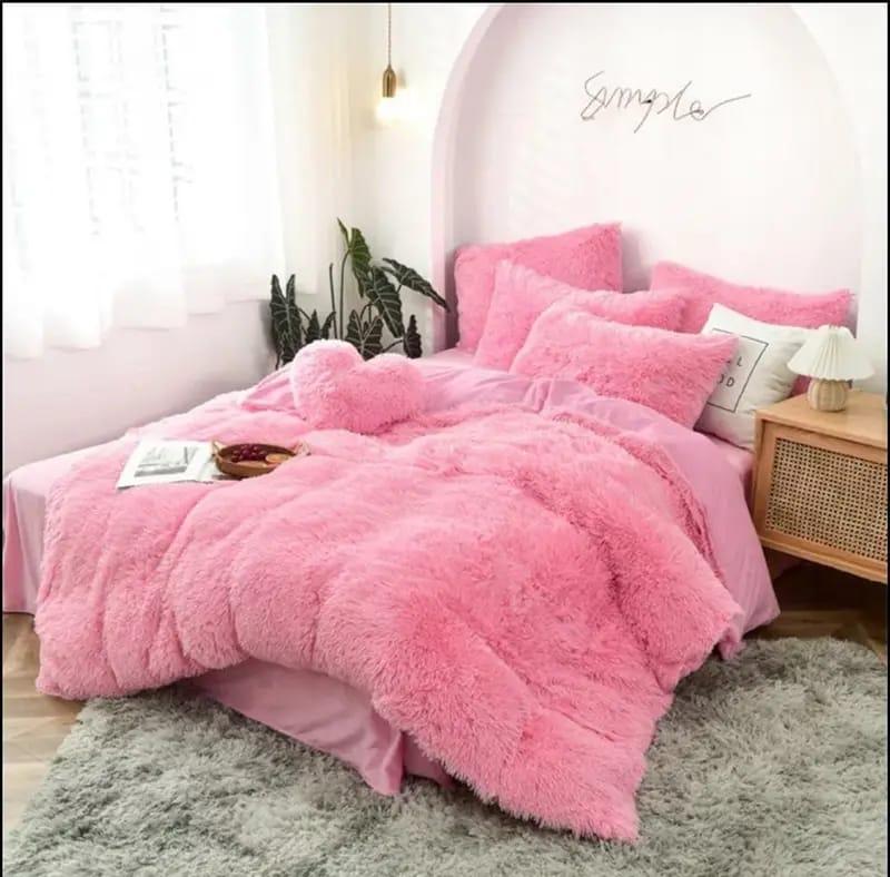 Light Pink Fluffy Duvet