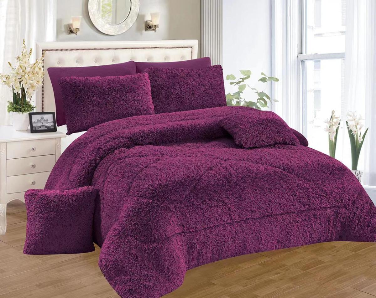 Purple Fluffy Duvet