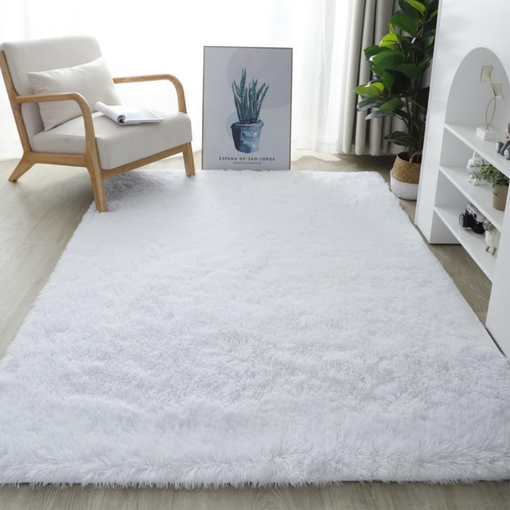 White Fluffy Carpet