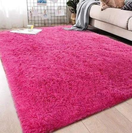Pink Fluffy Carpet