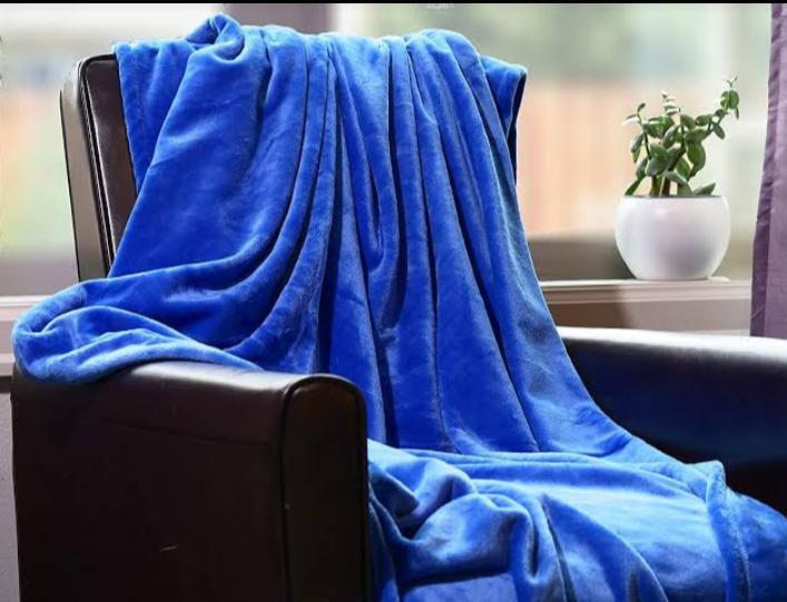Blue Plain Fleece — image 1
