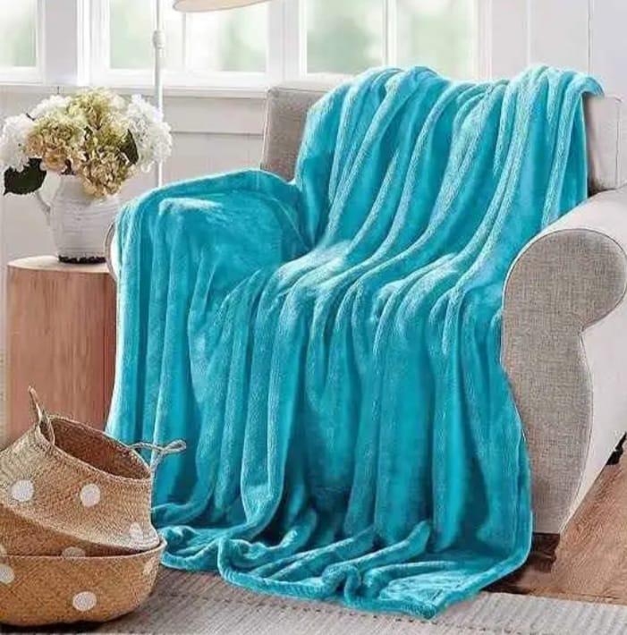 Light Blue Plain Fleece