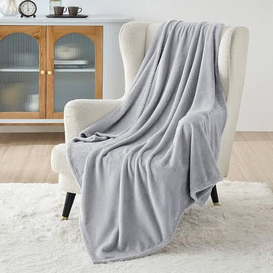 Light Gray Plain Fleece