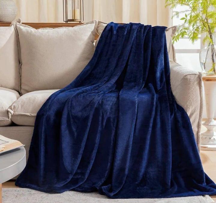 Navie Blue Plain Fleece