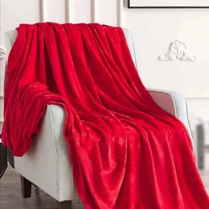 Red Plain Fleece